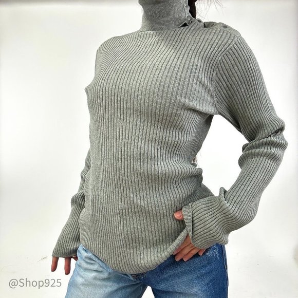 Sweaters - Women's Armani Exchange Turtle Neck Sweater Long Sleeves Size S / m